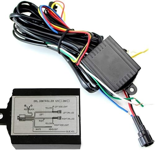 iJDMTOY, relé de caja de módulo de controlador de prendido/apagado de luz LED de día universal, 1 unidad