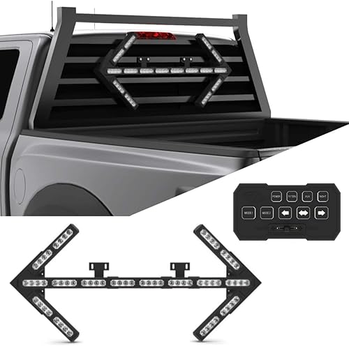 Arrow TIR - Barra de luz LED ámbar con asesor de tráfico para camiones de remolque vehículos de advertencia luz estroboscópica direccional para