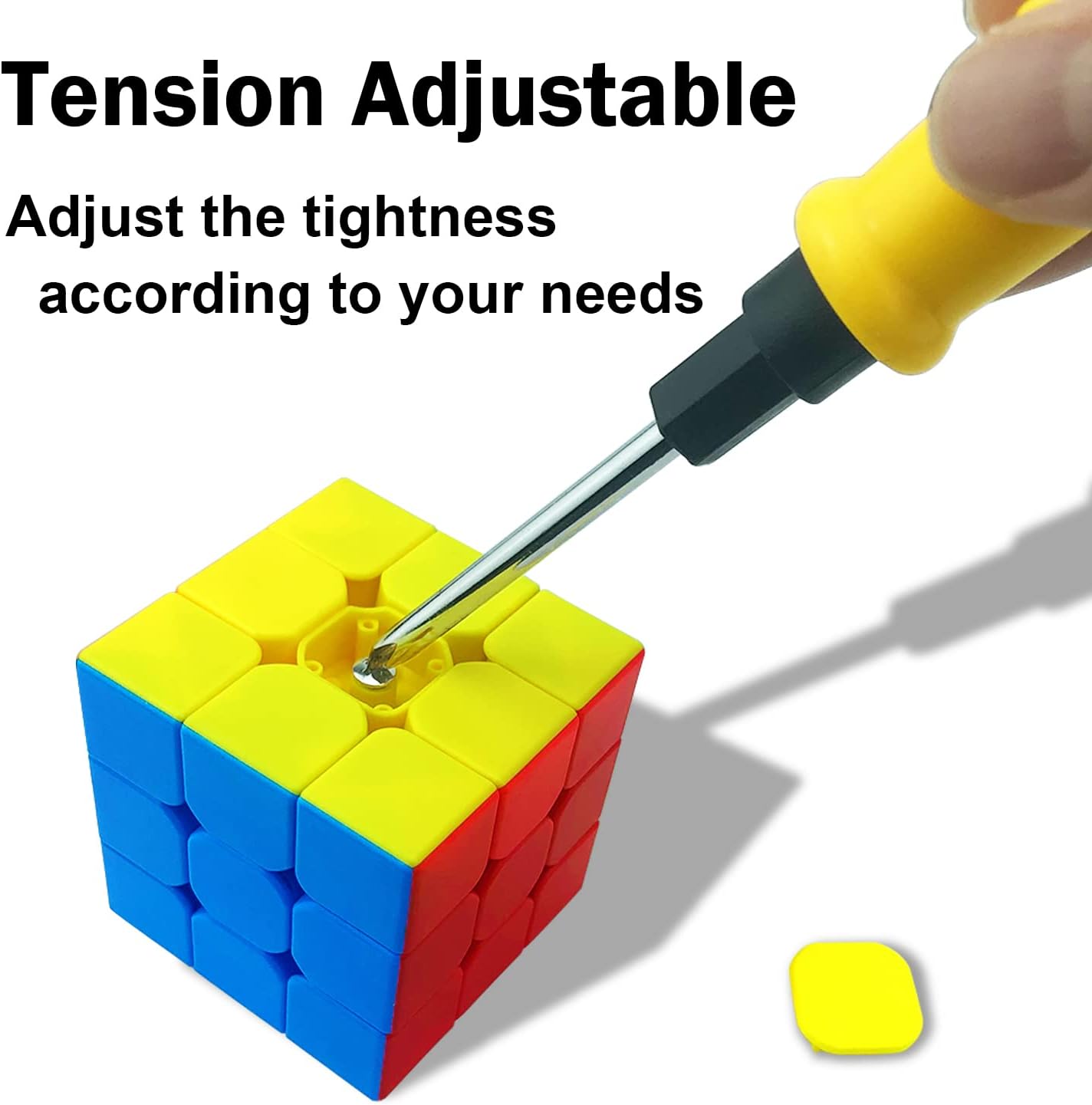 6 Pack Speed Cube Set, Stickerless Cube, Easy Smooth Turning Professional 3X3X3 Speed Cube, Party Favors, Puzzle Toys for Children, Adults, and All Ages