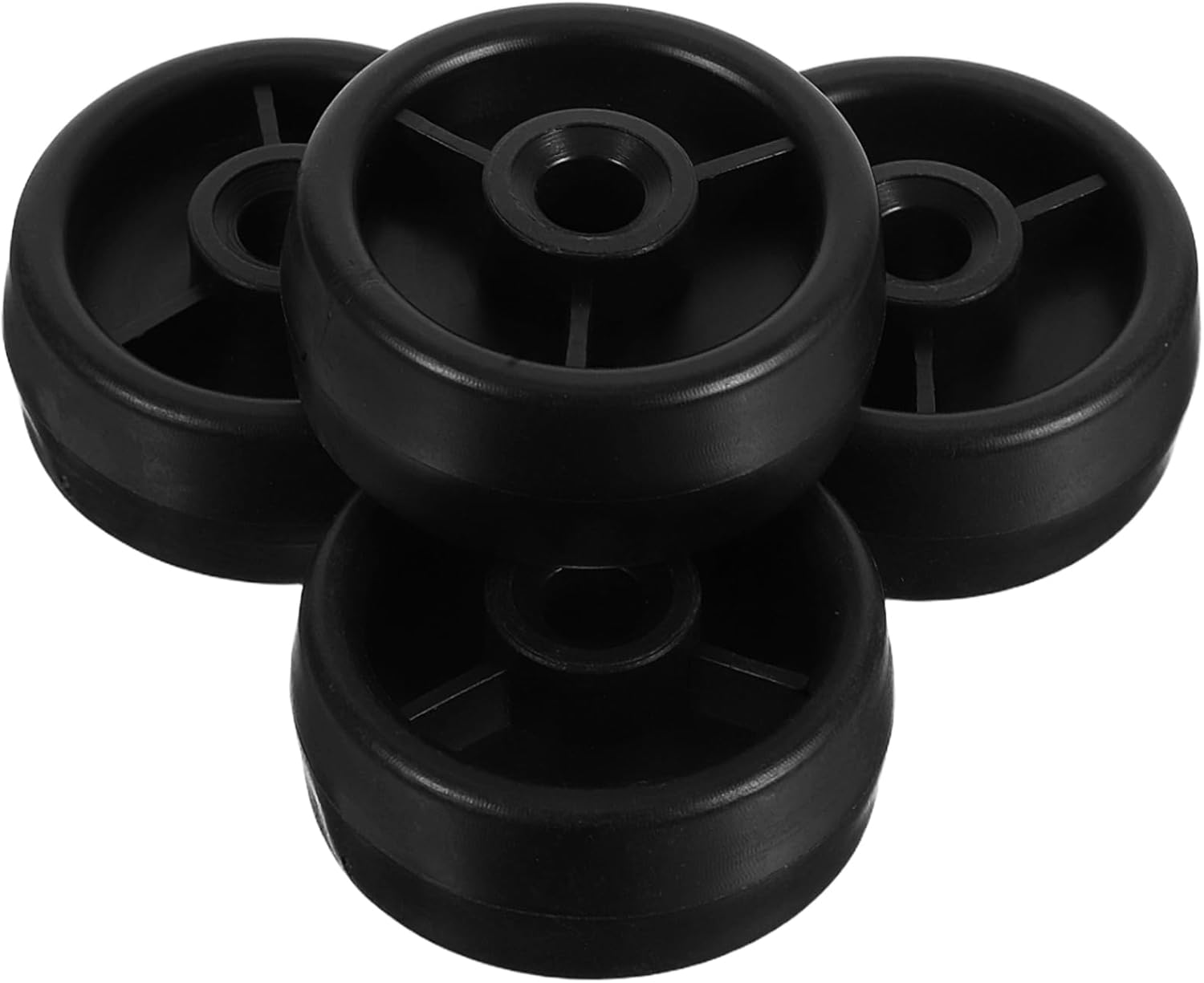 4pcs Caster Wheels for Gym Equipment Roller Wheels for Treadmills Exercise Bikes Effortless Mobility Easy Movement Compatible with Fitness Machines