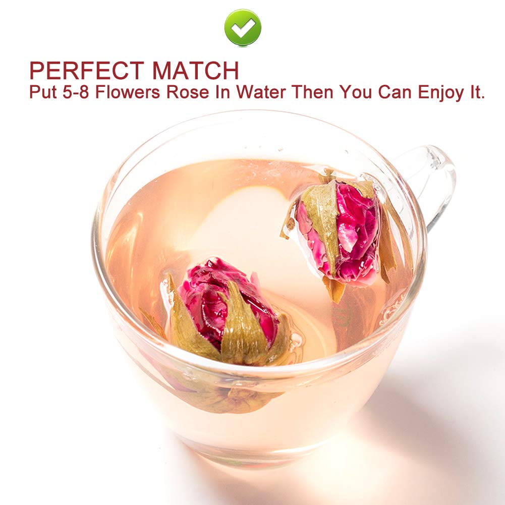 Dried Pink Rose Buds For Herbal Tea And Natural Remedies Stock Video