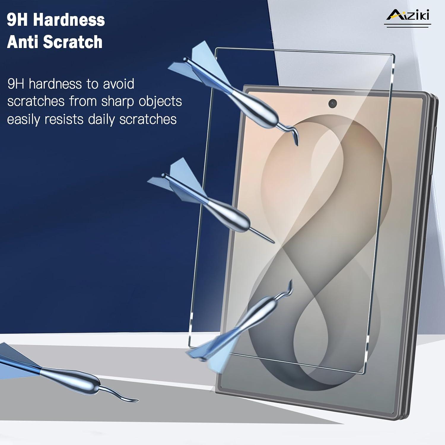 (2 Pack Designed for Samsung Galaxy Z Fold 8 Screen Protector Tempered Glass, Ultra Resistant, 9H Hardness Shatterproof, Bubble Free for Samsung Z Fold 8 Wide Screen Protector, Case Friendly image 2