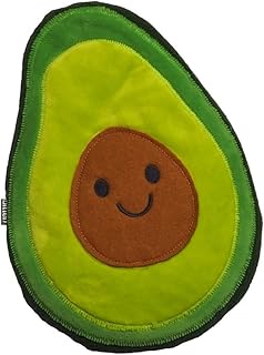 bitten Avocado Körnerkissen mit Lavendelduft - Polyester - Avocado-förmiges Körnerkissen - Wärmekissen - Unique - Grün
