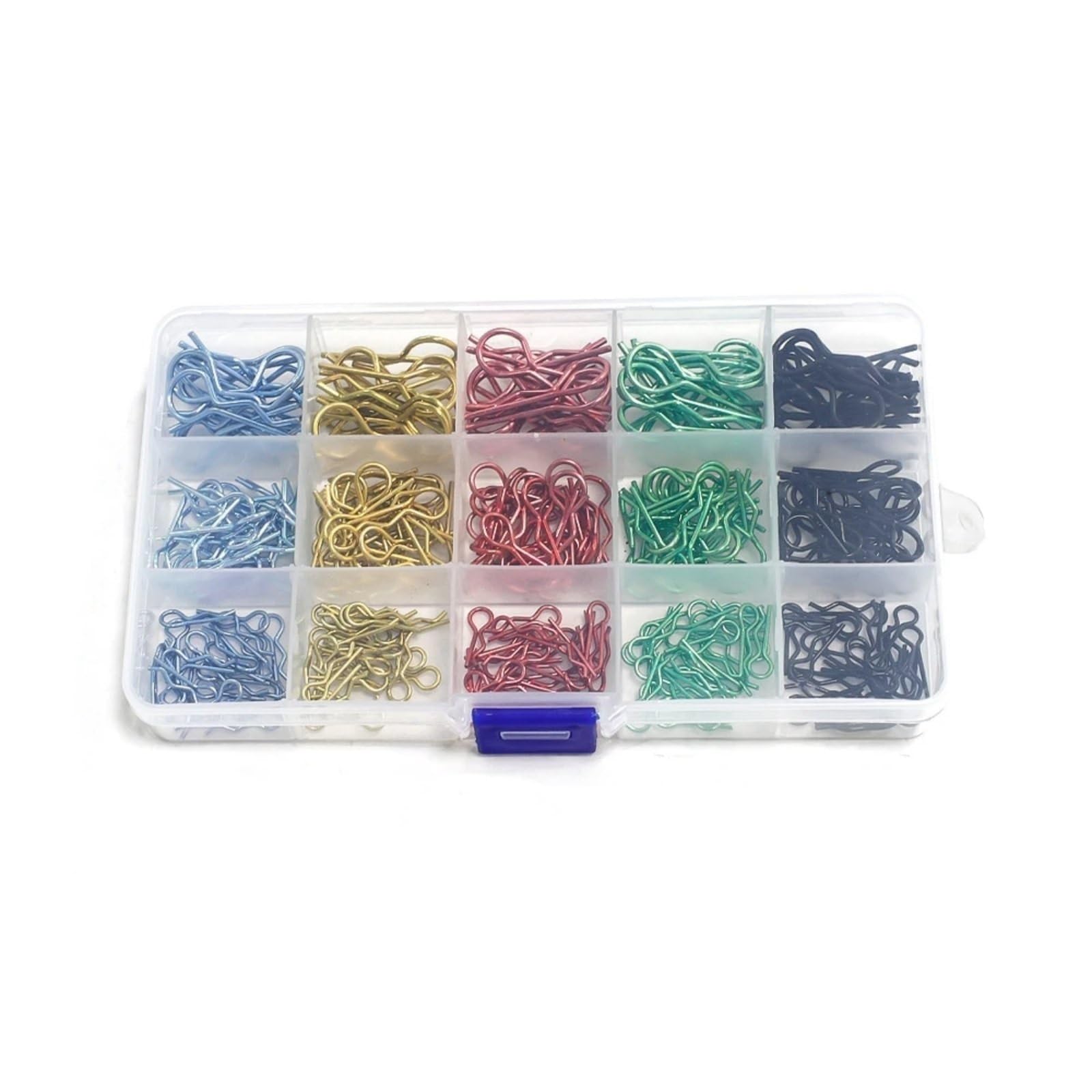 Piezas Mejora RC para TRX4 para SCX10 para HSP 1/8 1/10 1/12 1/14 1/16 260 Uds RC Carcasa Coche Clips para Carrocería Pasadores Pestillo Carcasa R Hebillas Accesorios Piezas Mejora Fijas