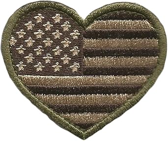Gadsden and Culpeper Tactical Heart USA Patch
