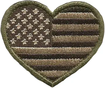 Gadsden and Culpeper Tactical Heart USA Patch