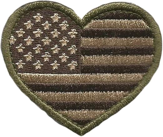 Gadsden and Culpeper Tactical Heart USA Patch
