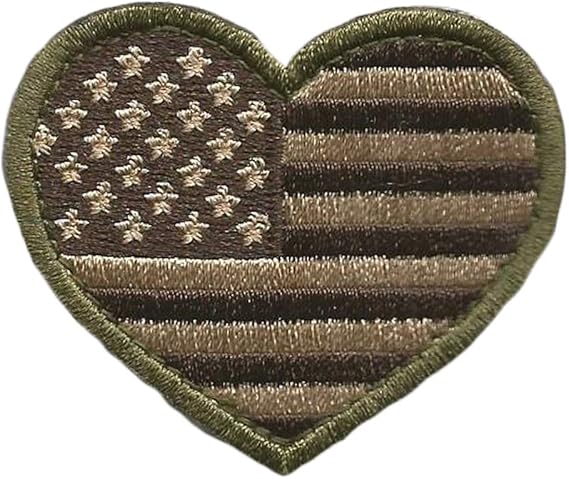 Gadsden and Culpeper Tactical Heart USA Patch