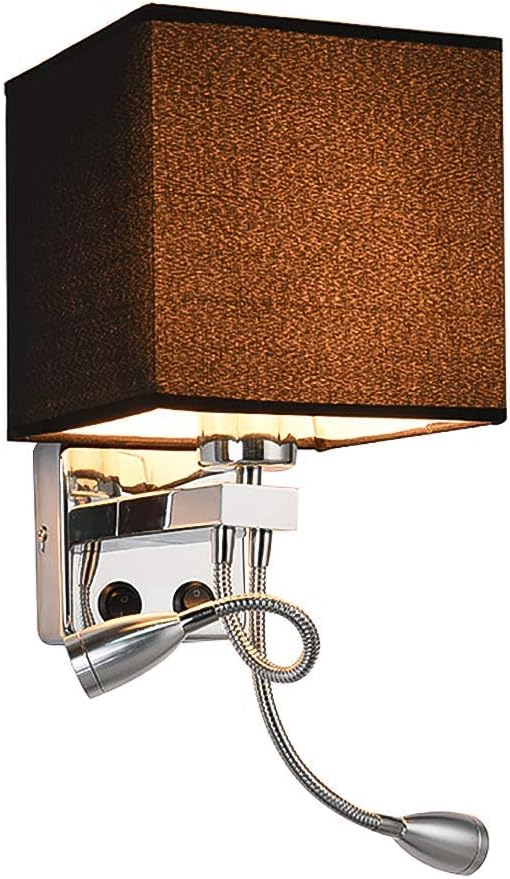 Led Wall Mounted Reading Light, Warm White Indoor [Wall] Lighting Fixtures Set of 2 Surface Mounted with Switch 3000K E27,White,1