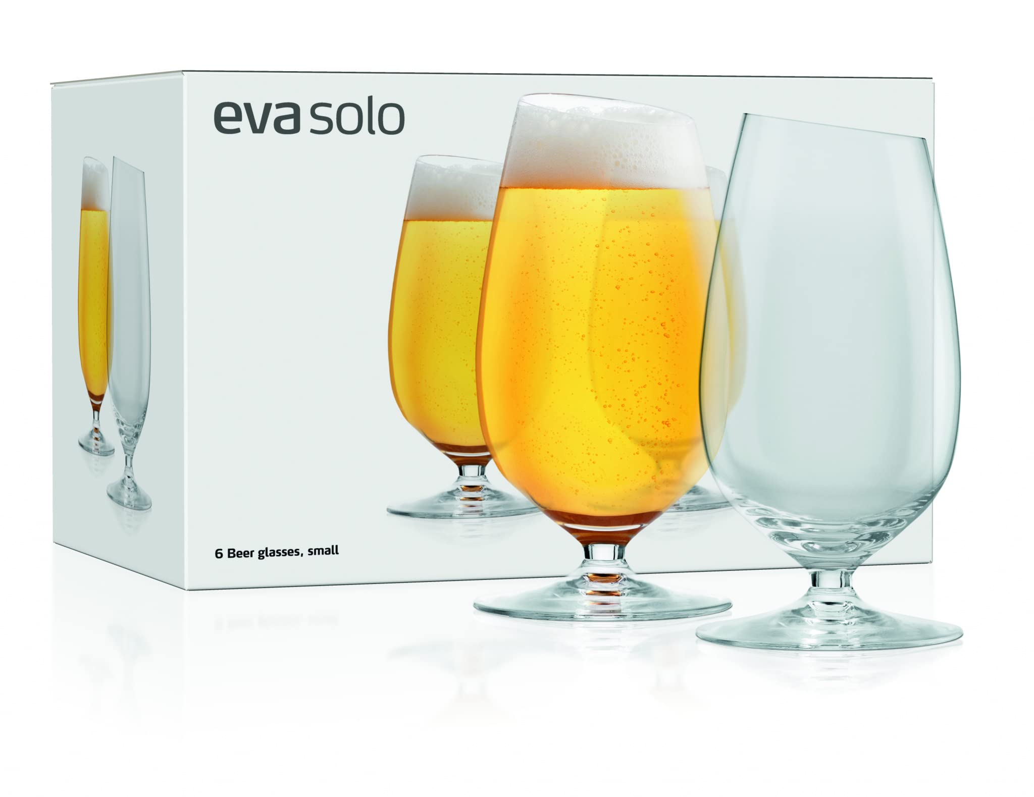 EVA Solo | Verre à bière | 0,35 l | 6 pièces | Design Danois, fonctionnalité et qualité