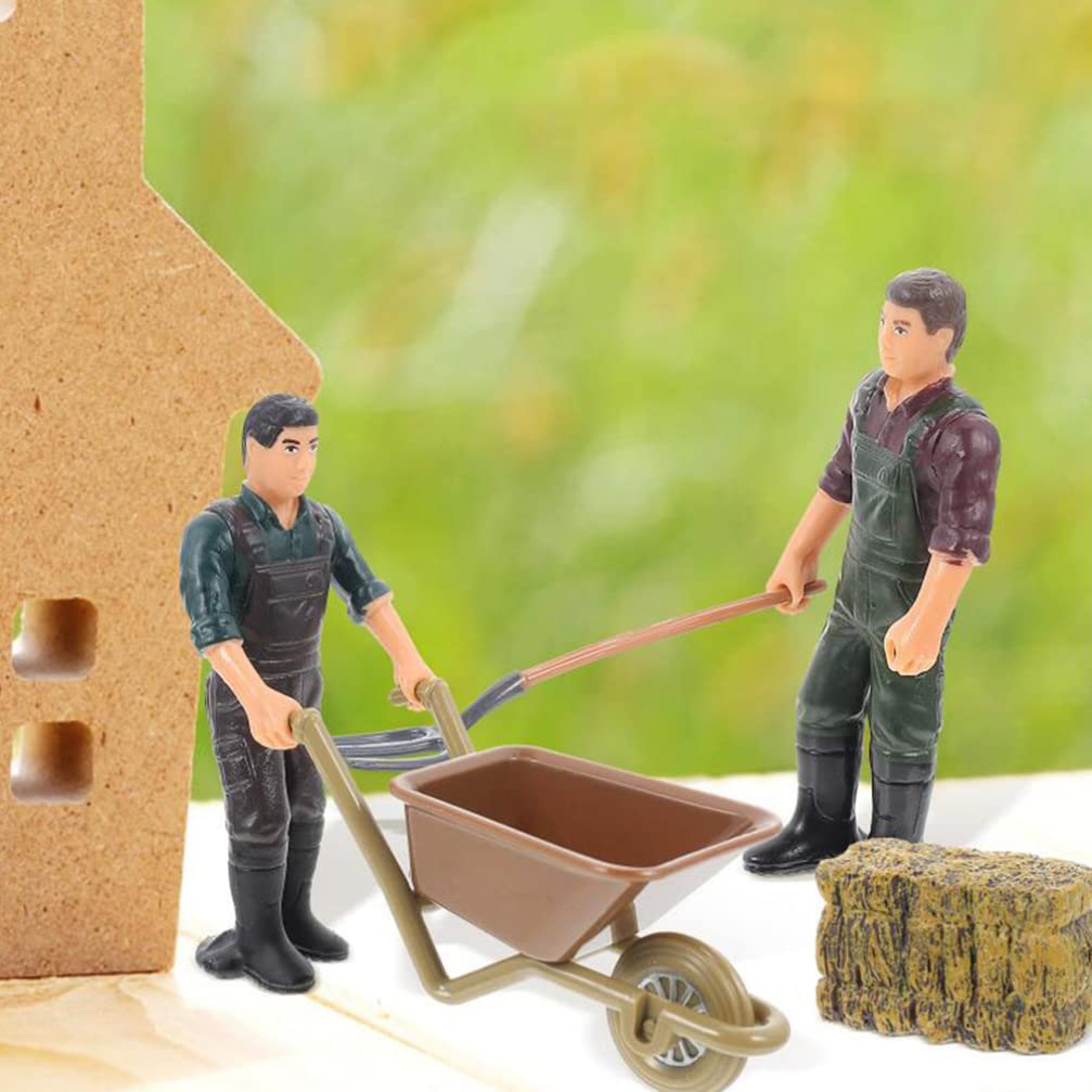 SAFIGLE 12 Piece Mini Farm Model Set, Realistic Person Figures, Mini Farm Scene Accessories, Educational Toys for Kids - Image 3