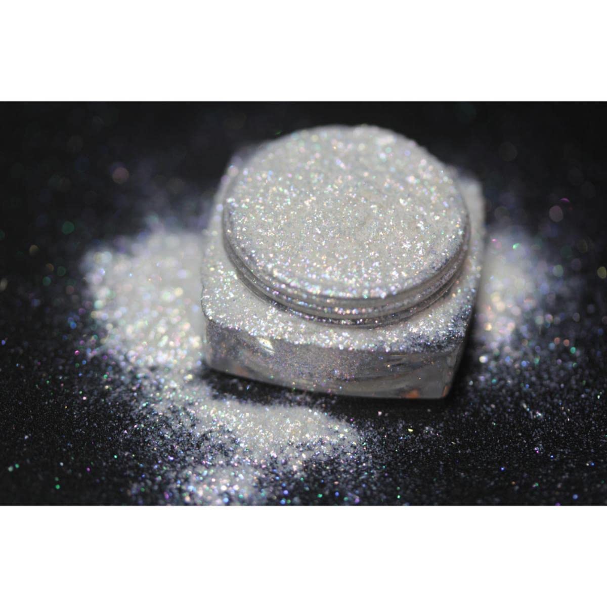 Colorful Reflect White Diamond für die Seifenherstellung, Nail Art, Lidschatten, Rouge, Epoxidharz, Farbstoff, Perle, kosmetische Qualität, 200 g