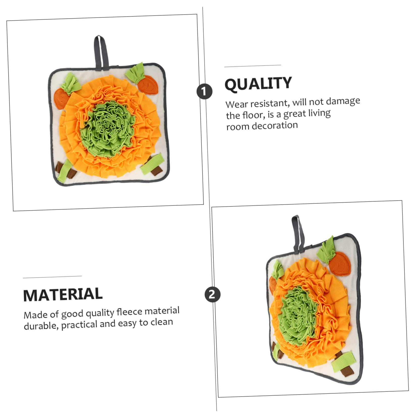 Beaupretty Tapis De Fouille pour Chien Tapis Alimentation Lente Distributeur De Friandises pour Animaux