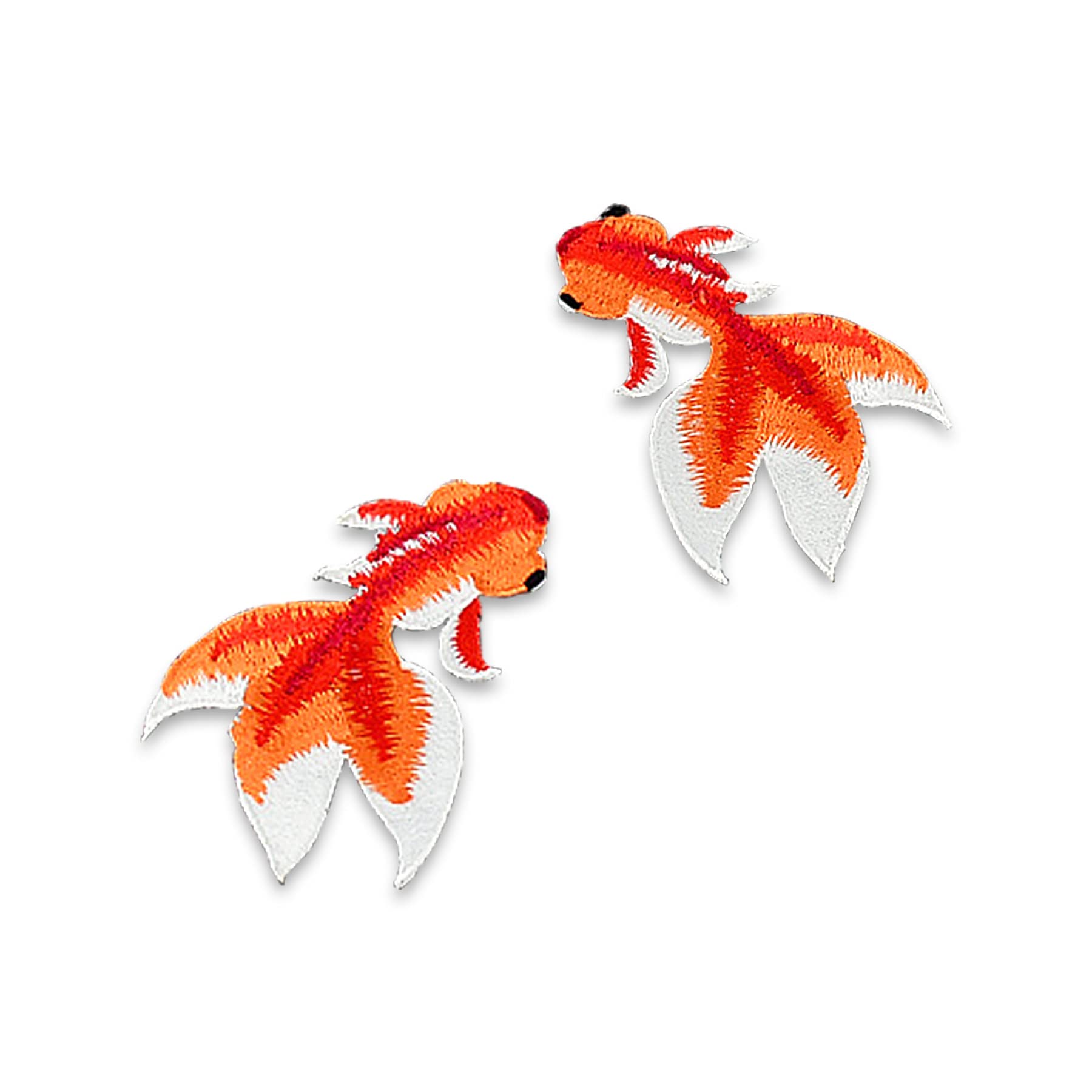 Lot de 3 écussons thermocollants poisson pirate 4.5x4.5cm Lot de 3 écussons thermocollants poisson pirate 4.5x4.5cm
