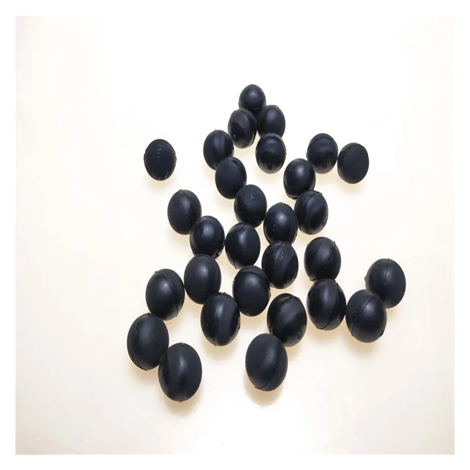 Bola de goma de 4mm a 12,7mm de diámetro, bola de goma NBR, bola de goma de sellado de goma de nitrilo, bola de goma NBR con línea de molde pequeña, 5/10/50 Uds. (Tamaño : Diameter 12.7mm 50Pcs)
