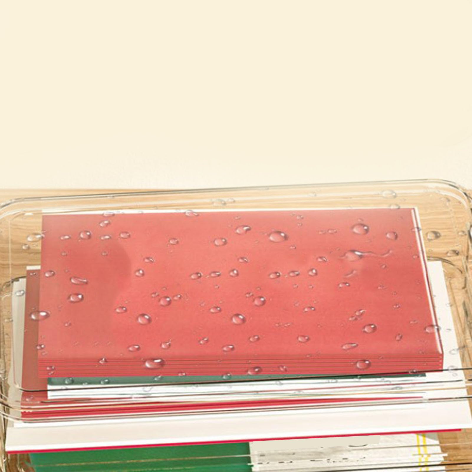 Scatola trasparente per documenti – C File Protector Case per certificati, antipolvere, 30 x 25 x 5 cm, perfetta per registro domestico e nization.