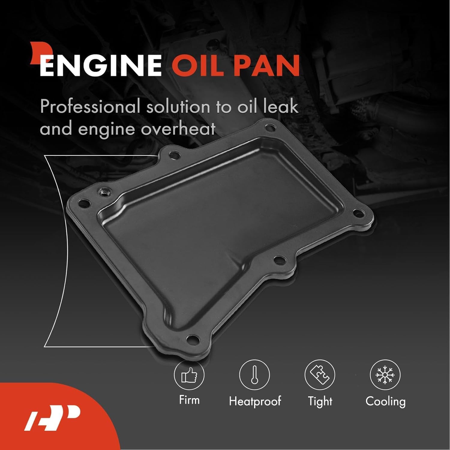 A-Premium Lower Engine Oil Pan Sump Compatible with Mercedes-Benz C300 2013-2014, C350 2012-2015, E350 2012-2016, E400 2013-2017, E550, CL550, CLS400, CLS550, GLK350, S550, S63 AMG