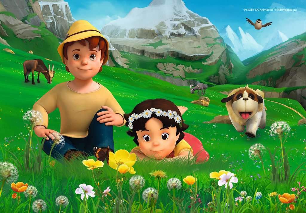 Ravensburger Heidi - Dos Rompecabezas de 24 Piezas 90914 : Amazon