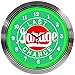 Neonetics Cars and Motorcycles Garage Neon Wall Clock, 15