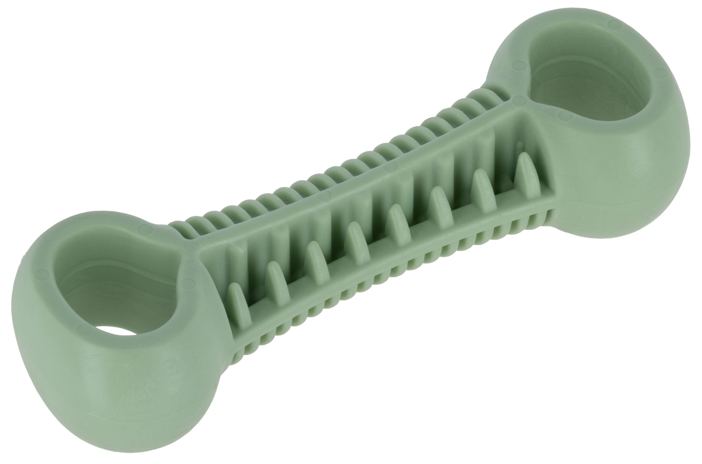 Kerbl Pet Dumbbell, Dog Toy, Floating Dog Toy, Fetch Toy, 13.5 x 4.5 x 3 cm, Green, TPE for Small and Large Dogs, Teeth Cleaning, BPA Free