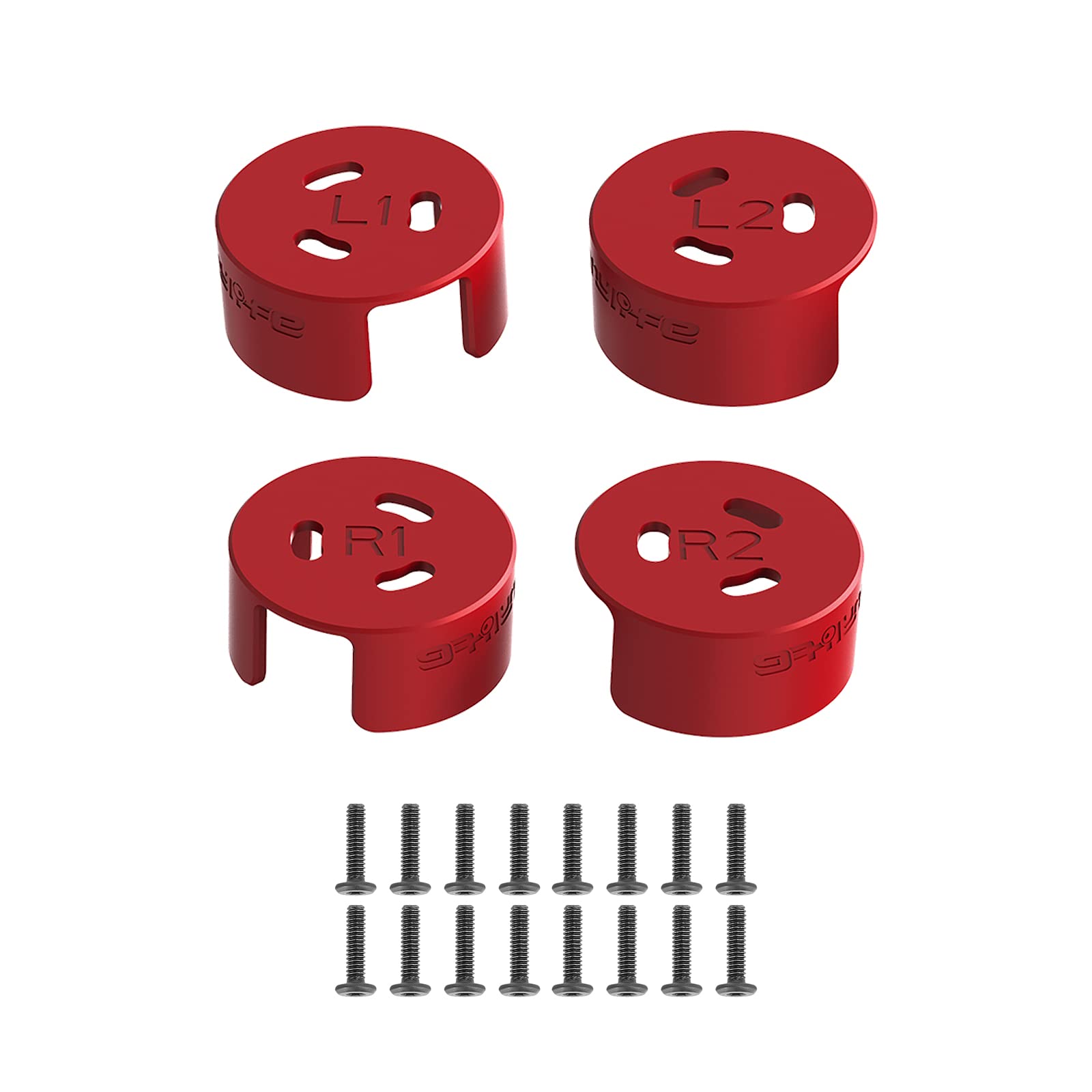 BTG Motor Covers Caps for DJI Avata Drone Accessories- Dustproof, Waterproof, Scratchproof… Red