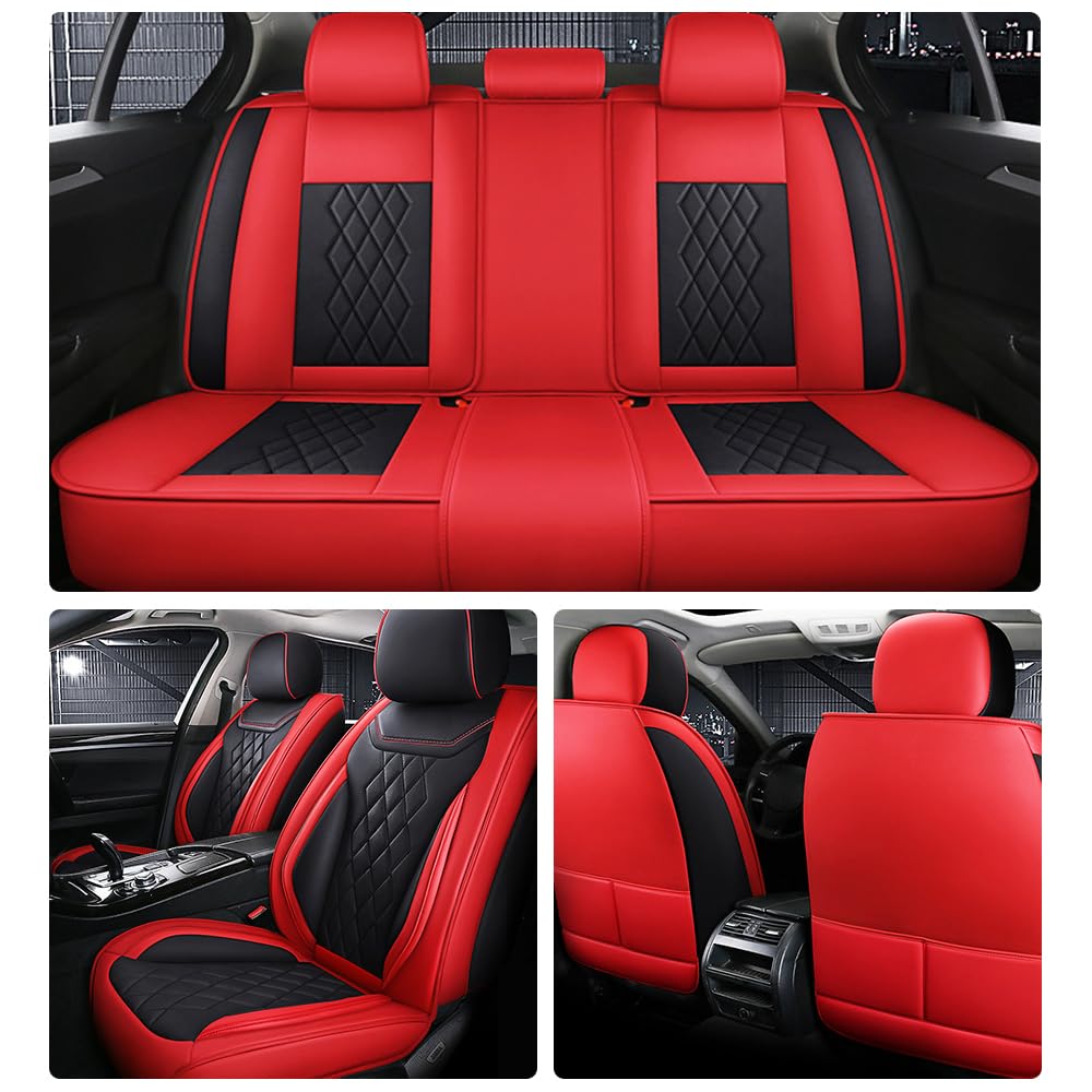 5 Seat Covers for Jeep Gladiator 2020-2024 Nappa Leather Car Seat Covers Car Seat Cushions Waterproof Soft Car — view 2