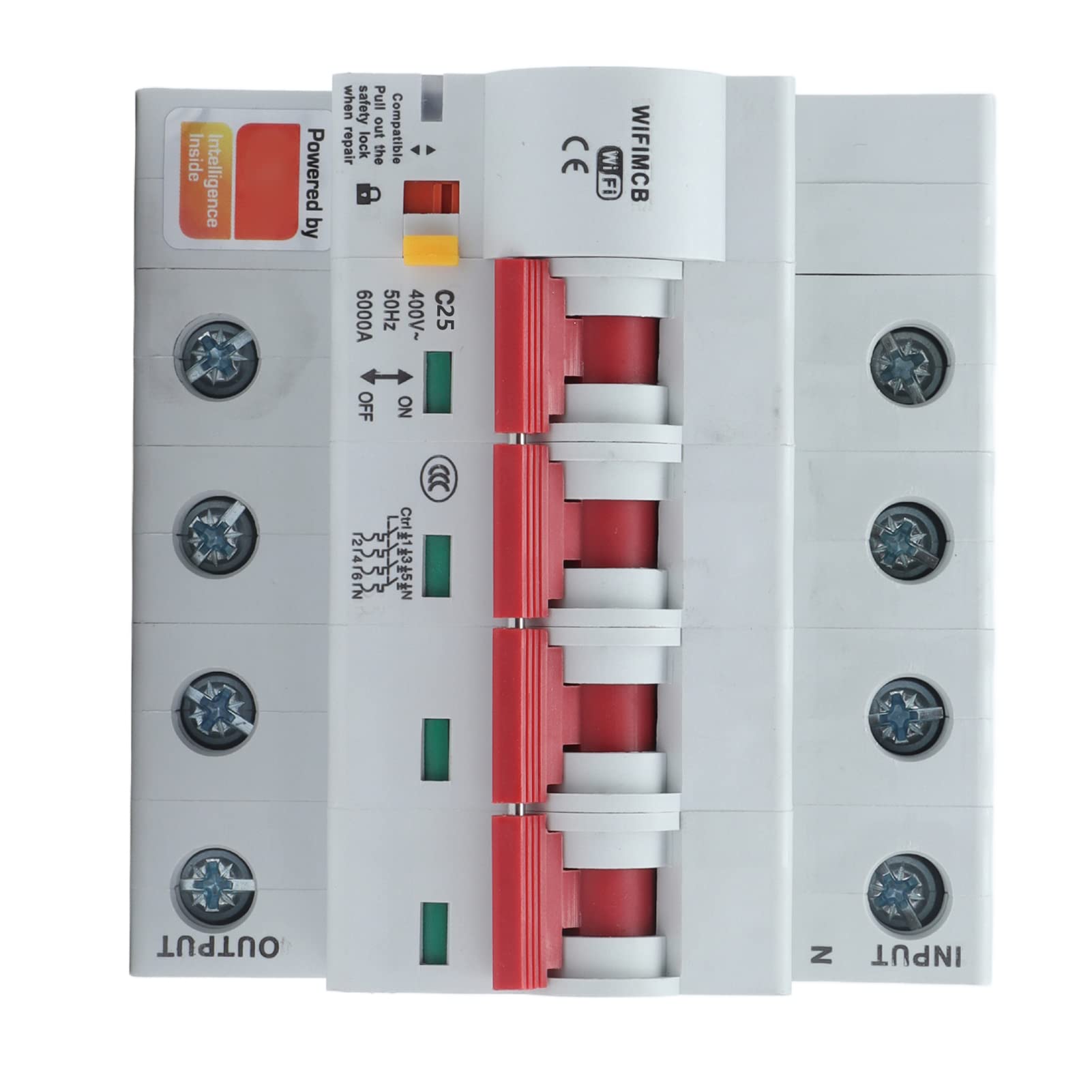 Interruttore remoto interruttore a circuito WiFi con coperchio AC 400 V per automazione domestica 25 A (25 a)