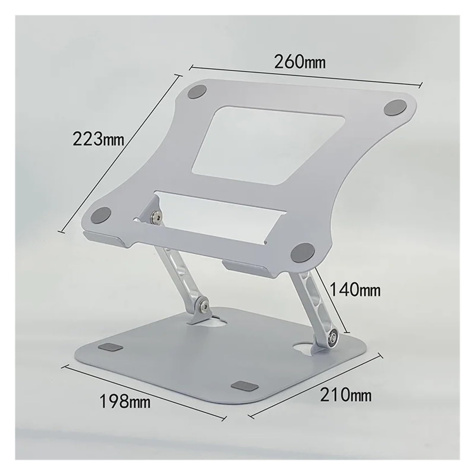 Shuogoufeng Store Soporte para computadora portátil Soporte Ajustable para Tableta Soporte de enfriamiento Plegable portátil de hasta 17 Pulgadas