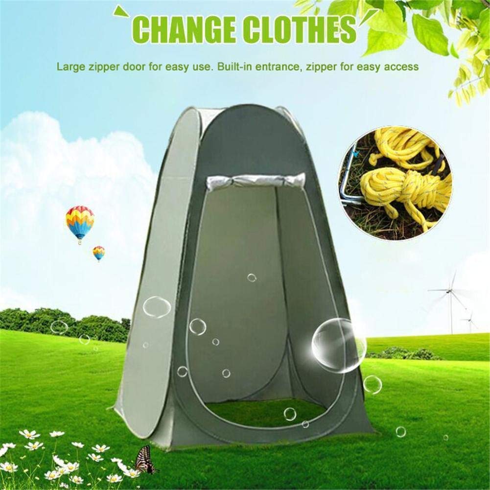 Toilettenzelt Pop Up Zelt for Campingzelt Dusche Sichtschutzzelt for Umkleiden Umkleidekabine Strand Angeln Wandern Tragbar Outdoor Toilettenzelt (120x120x190cm)