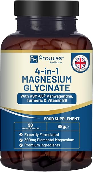 PH PROWISE Glicynian magnezu 4-w-1 z ashwagandhą