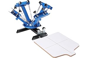 Efficient 4-Color Screen Printing Machine for Precise DIY Projects