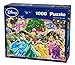 Produktbild King 5261 Disney 1000 Teile Puzzle Feuerwerk, Blau Karton