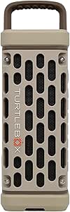 Turtlebox Ranger Portable Bluetooth Speaker - Rugged, Waterproof, 105dB, Deep Bass, Shockproof, Ultra-Portable, Tan