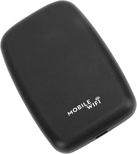Yoidesu Mobile Wi Fi Hotspots, Portable Travel Router Supports 10 Users at The Same Time, 2100mAh Large Battery, Pocket Wi Fi Device for Secure Internet, Europe Asia Edition (Black)(Black)