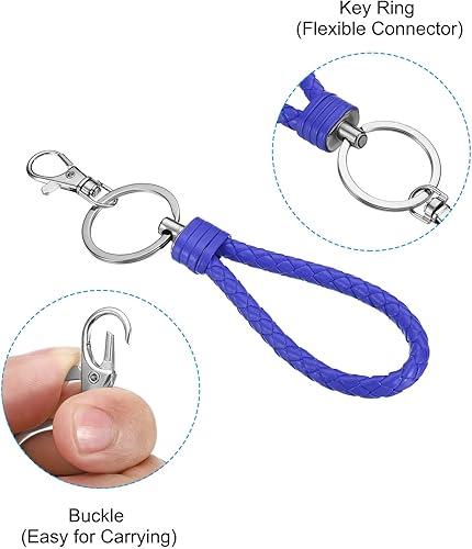 Miniatura 3 de PATIKIL Llaveros de pulsera, llavero con correa de mano para llaves