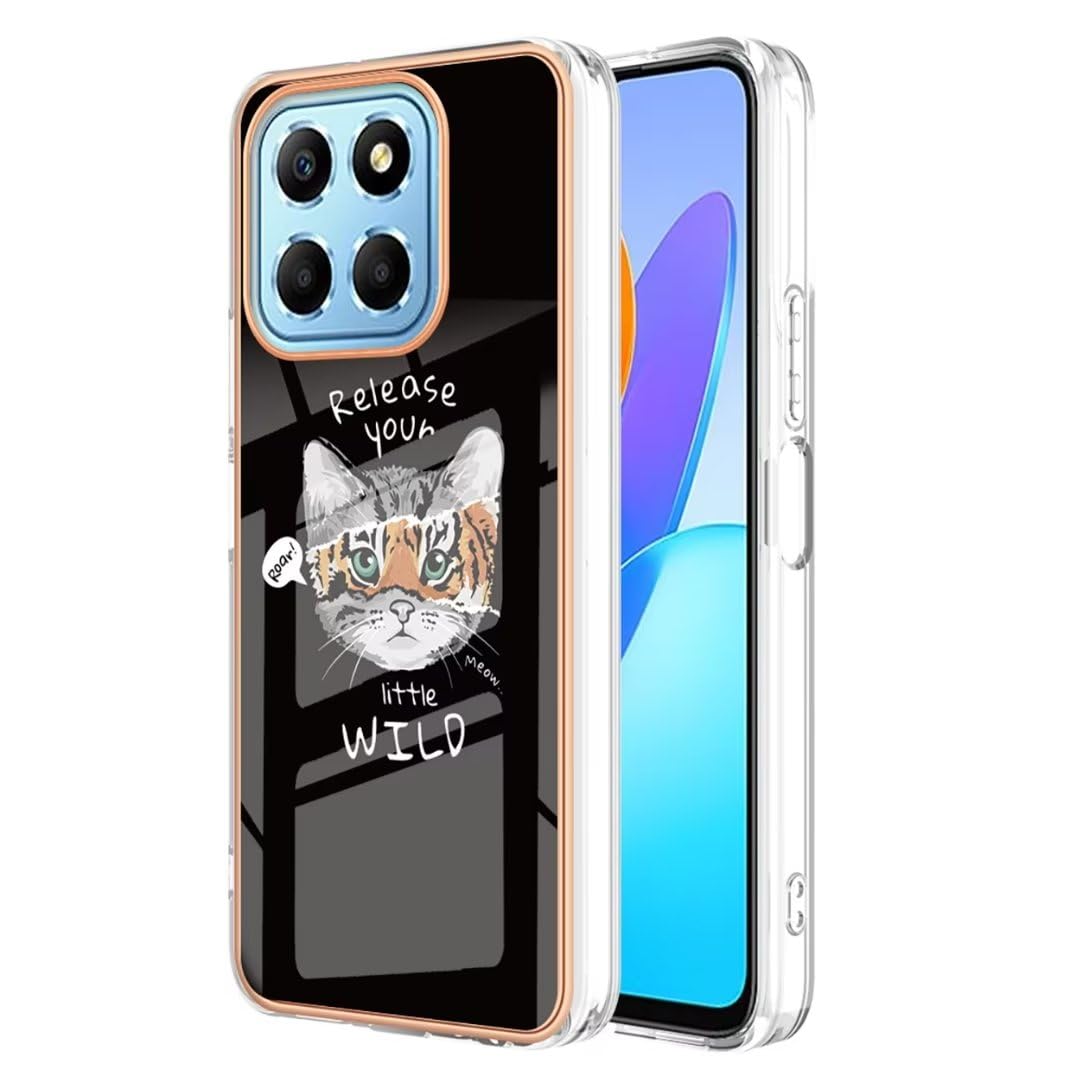 BAILI Animali Cover per Honor X60 Pro, Chiusura Magnetica Custodia per