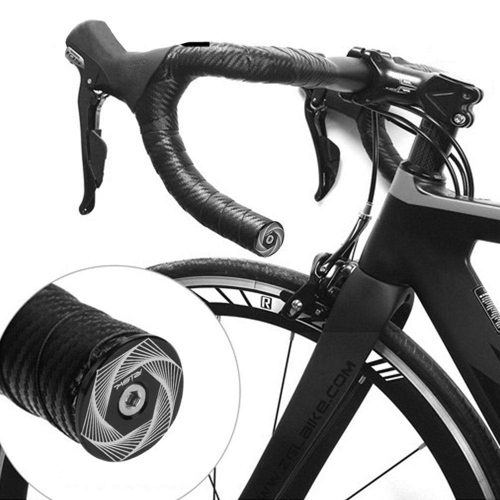 Tappi Terminali Per Manubrio Della Bicicletta,1 Paio Di Tappi Per