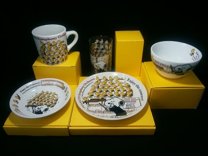 Amazon Co Jp 5点セット ウッドストックシリーズ Peanuts Symphony Orchestra ピーナッツ シンフォニー オーケストラ 箱付き 未使用 スヌーピー ホビー 通販