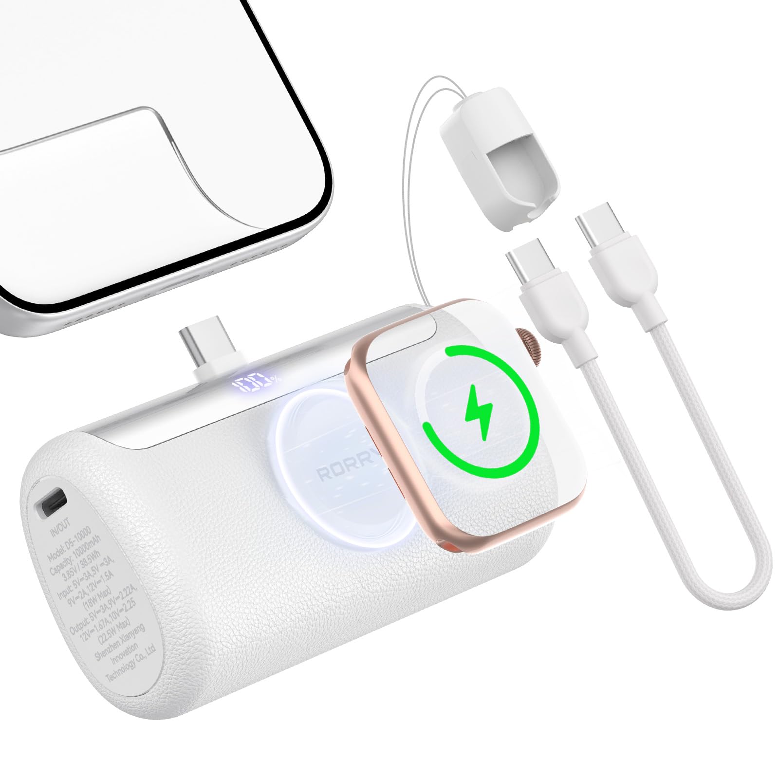 Amazon | RORRY PalmGo Apple Watch対応 モバイルバッテリー 軽量 小型 