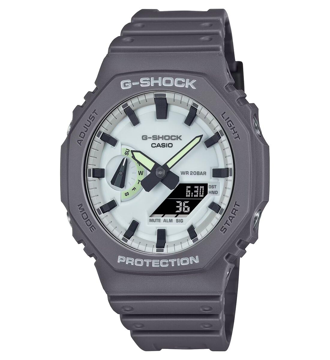 Casio Watch GA-2100HD-8ADR For Mens, White