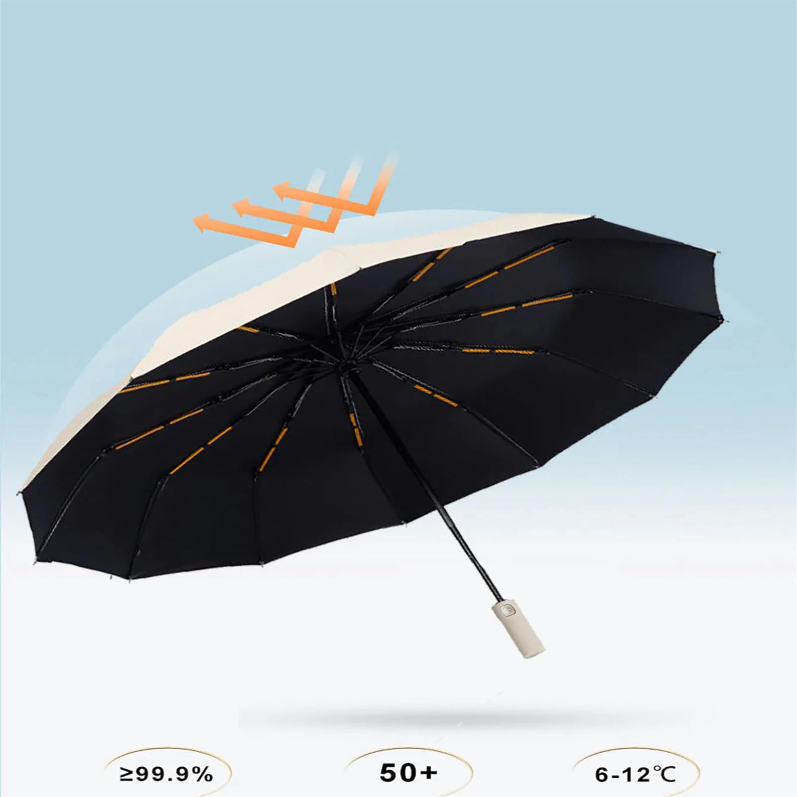 MdybF Parasol unisex w pełni automatyczny parasol składany parasol przeciwsłoneczny parasol przenośny parasol przeciwsłoneczny