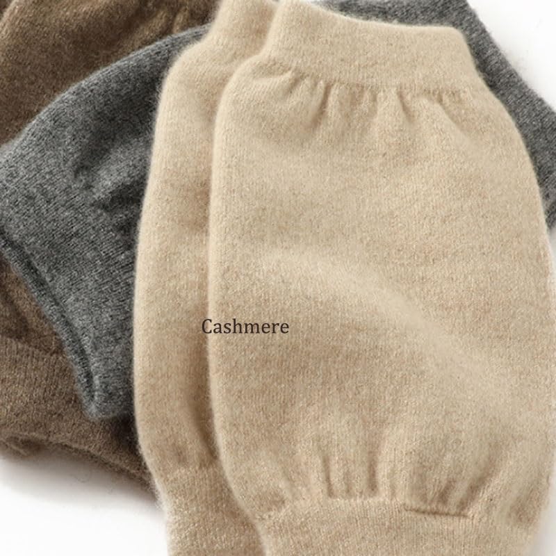 Cashmere Knee Pads for Ladies Warm Protective with Seamless Design