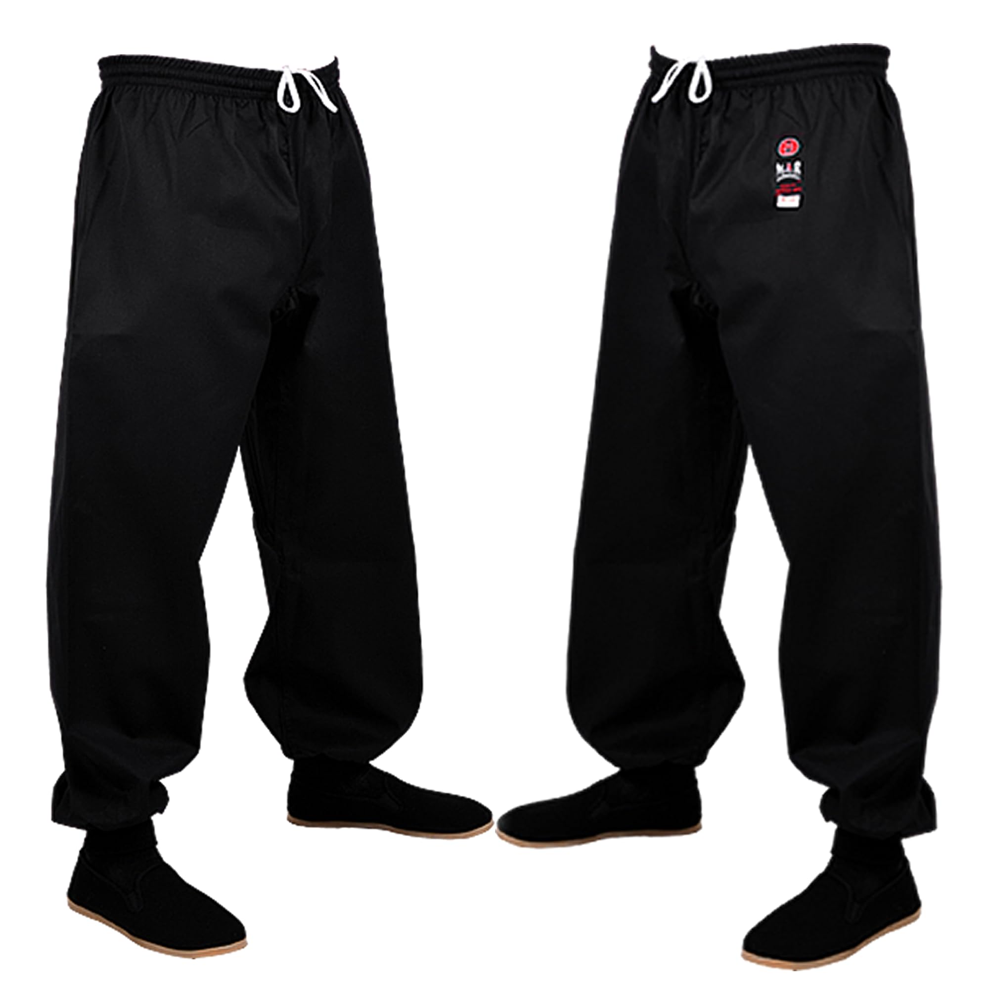 MAR | Kung Fu Trousers, Kung Fu Pants, Tai Chi Pants Men, Tai Chi Trousers; Kung Fu Suit, Kung Fu Uniform - Unisex Polycotton 8oz Medium-Weight Fabric (7/200)