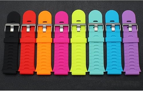Vista 7 de Correa para Garmin Forerunner 920XT, correa de repuesto de silicona suave para Garmin Forerunner 920XT Negro -,Naranja,Púrpura,Azul,Lima,Rosado,Rojo