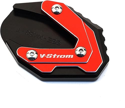 EDKAY for Suzuki V-Strom 250 DL250 VSTROM DL 250 GW250 2017-2020 Motorbike Kickstand Sidestand Side Stand Enlarge Extension Pads Side Frame feet