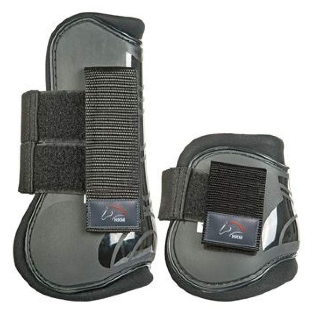 HKM 8566 Jumping Boots and Fetlock Caps Set of 4 Lined Pony Cob Full, unisex, Horse equipment, 8566, purple/black - Image 2