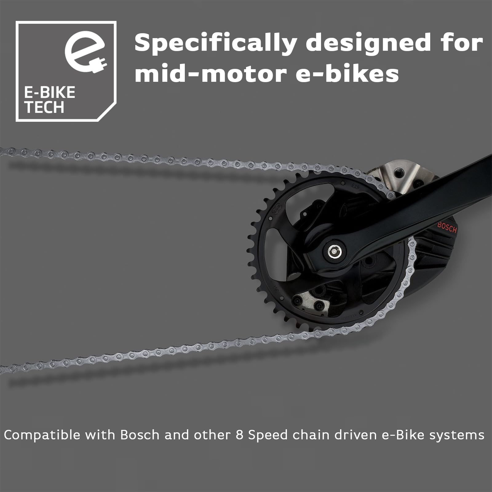 K88。(300個)東芝 TC551001CFT-70L新品同様。未使用.未開封 KMC e8 Turbo EPT Anti-Rust 8 Speed E-Bike Chain, Dark Silver, 122