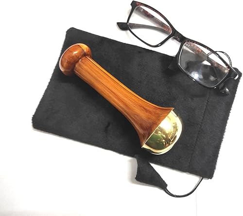 Miniatura 2 de WITSOUL Kansa - Masajeador facial y de pies con mango de madera para desintoxicación y relajación profunda (tamaño pequeño de 1.8 in)