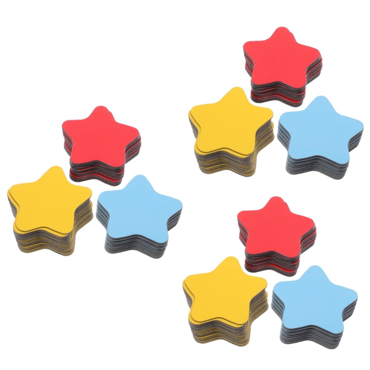Operitacx 180 Pz Piastrelle a Stella Immagine Magneti Da Frigo a Stella Magneti Della Tavola Magneti Premio Stella Lavagna a Stella Magneti Rotondi Ufficio Stellare Magnete