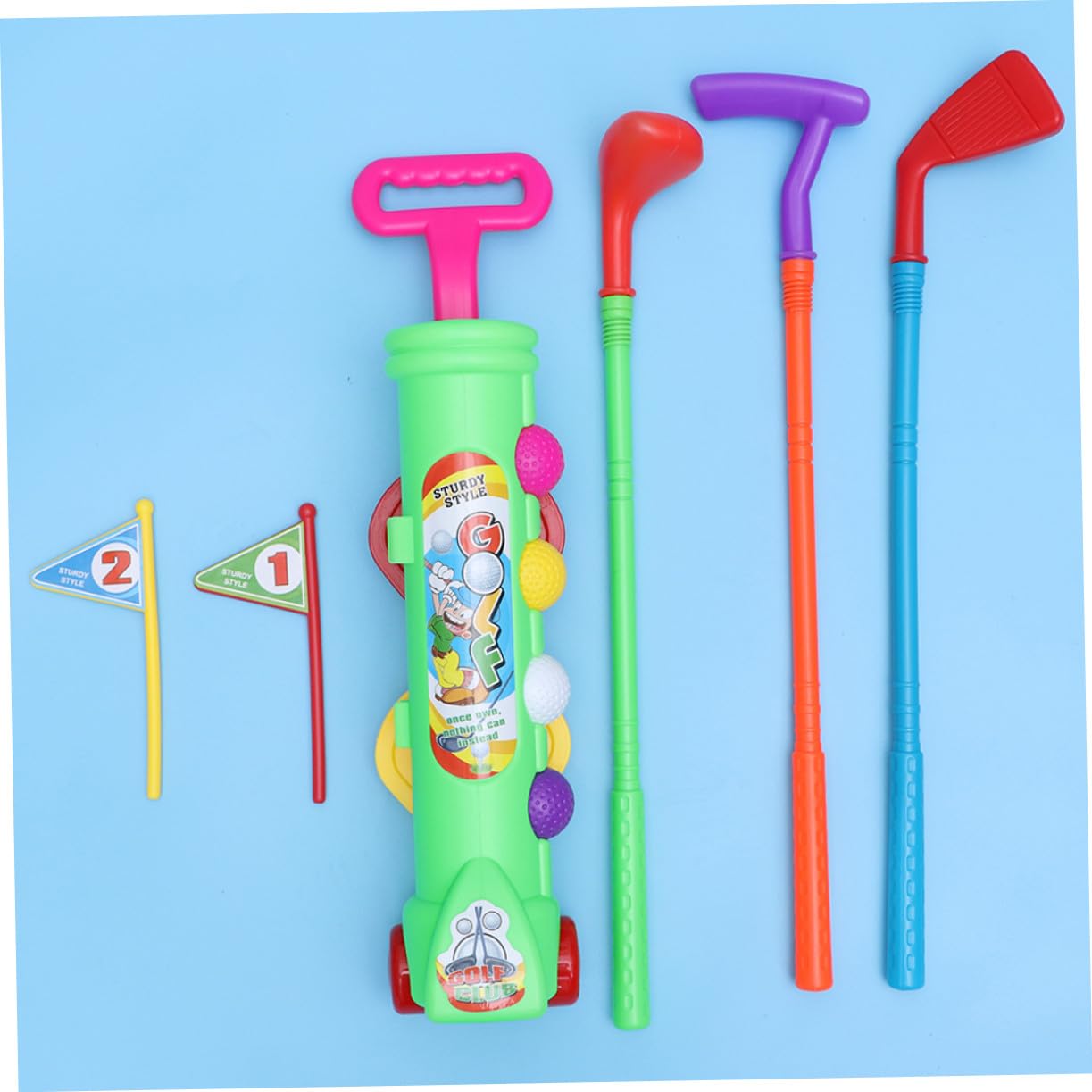 iplusmile 2 set Giochi Plastica Verde Giocattoli Sportivi Indoor Outdoor per Adulti Attività Genitore-figlio per Sviluppo Motorio e Creatività